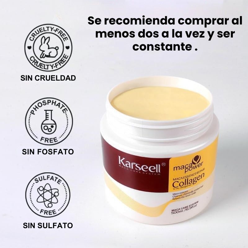 ✨Mascarilla de Colageno para Pelo KARSEELL 💧