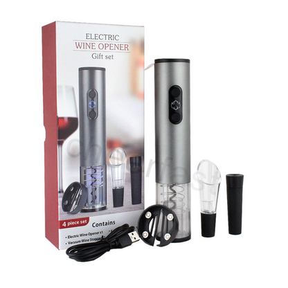 Sacacorcho de Vinos Eléctrico Recargable 4 en 1