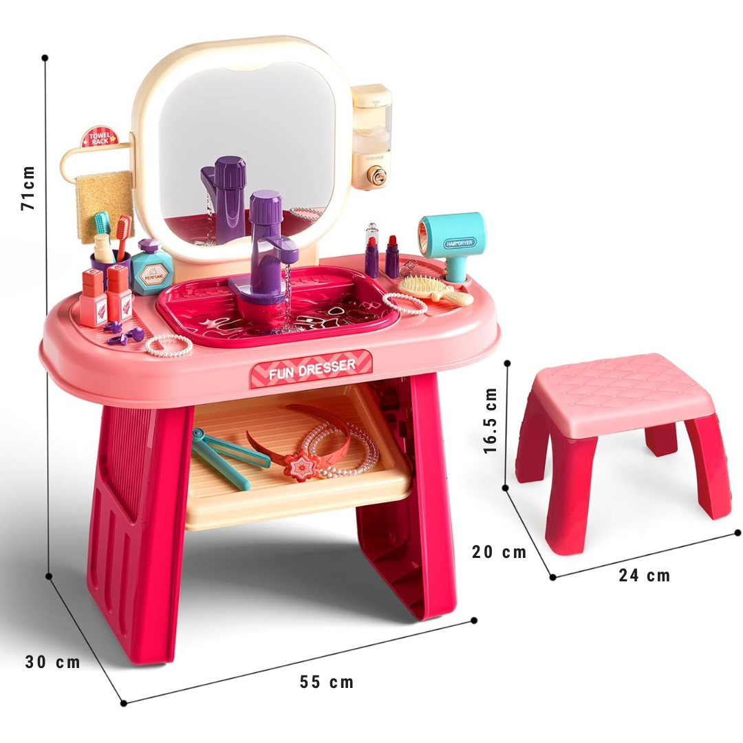 Tocador Mágico LED para Niñas 🌈✨