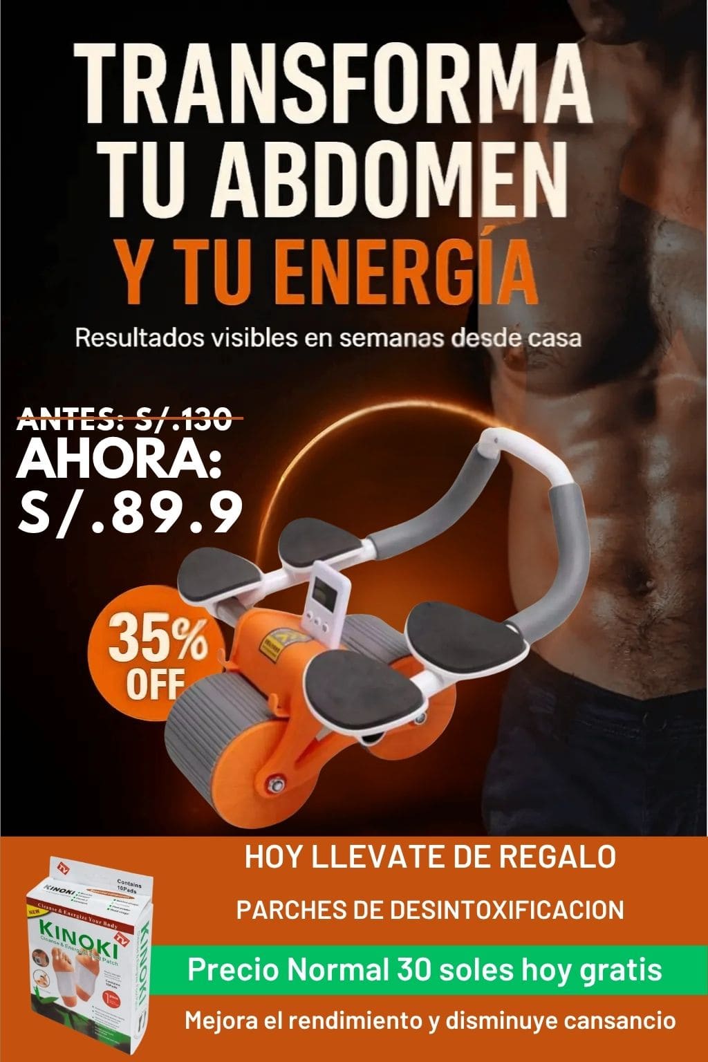 Rodillo Pro Easy abdomen