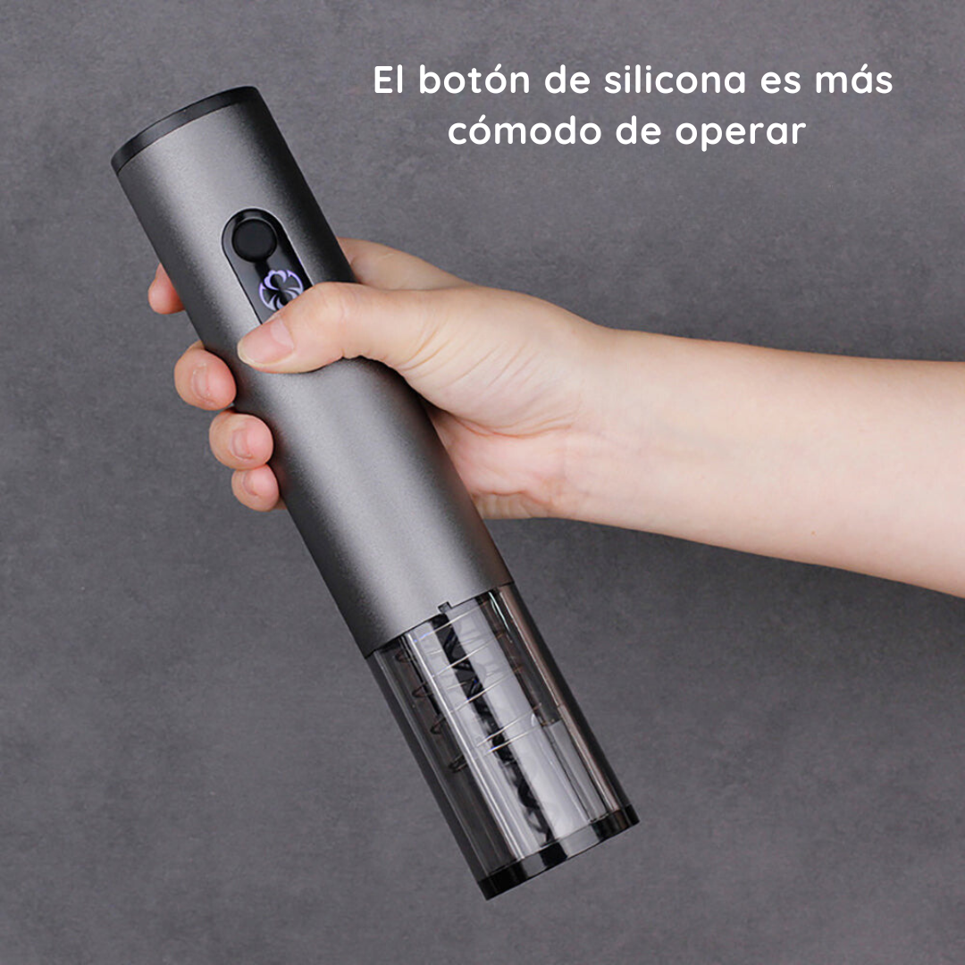 Sacacorcho de Vinos Eléctrico Recargable 4 en 1