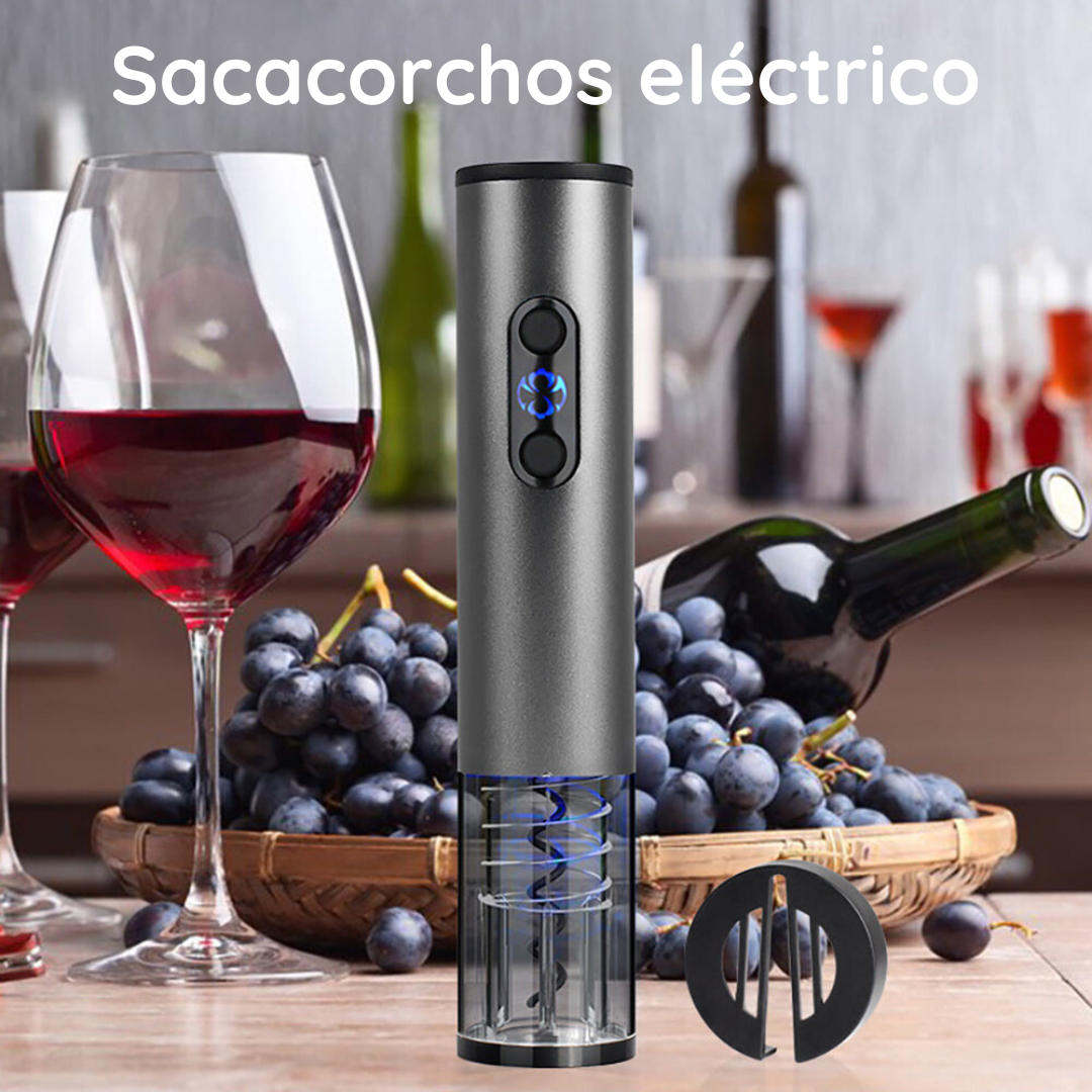 Sacacorcho de Vinos Eléctrico Recargable 4 en 1