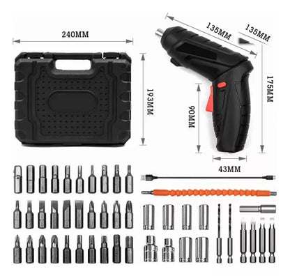 🛠️ Kit de destornillador inalámbrico de 47 piezas 🛠️