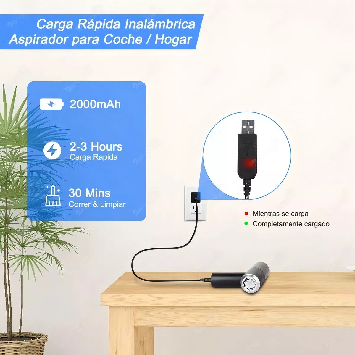 Aspiradora PowerClean Pro para autos