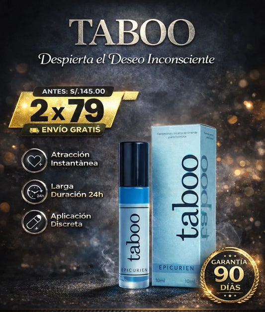 FEROMONA TABOO Seduce sin esfuerzo