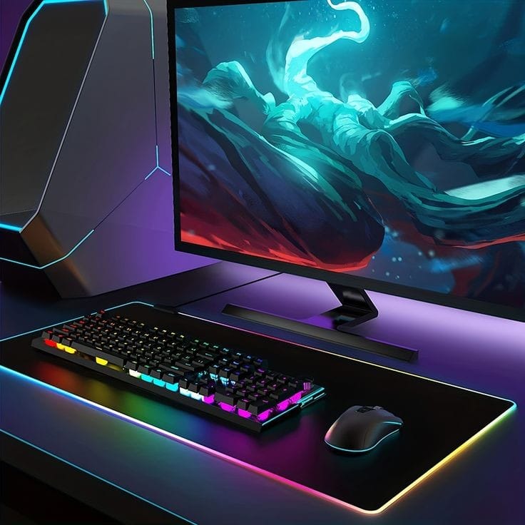 💡Mouse Pad LED RGB💡