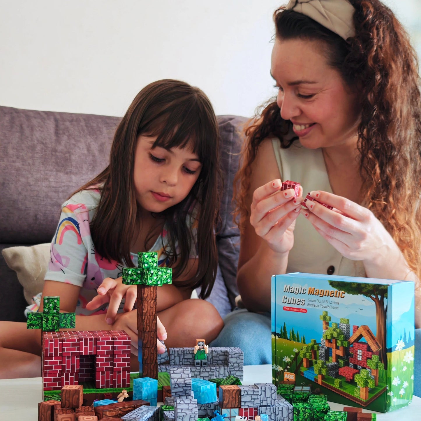 BLOQUES DE CONSTRUCCION MAGNETICOS 100 PIEZAS- LIBERA LA MAGIA DE TU HIJO