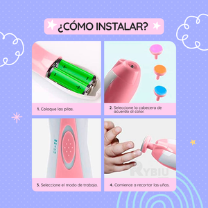 Limador de Uñas Eléctrica para bebes 🌟